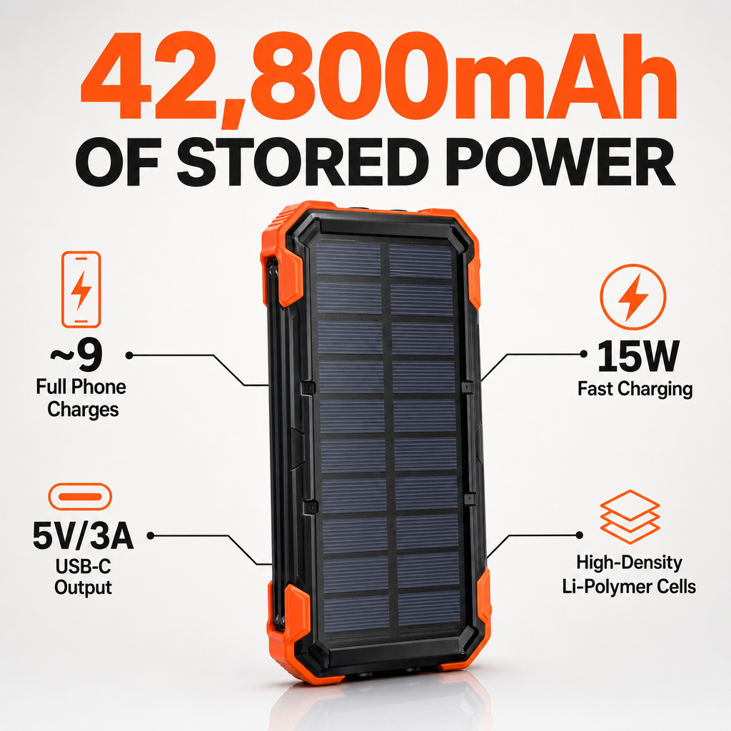 SolVault 42K solar power bank
