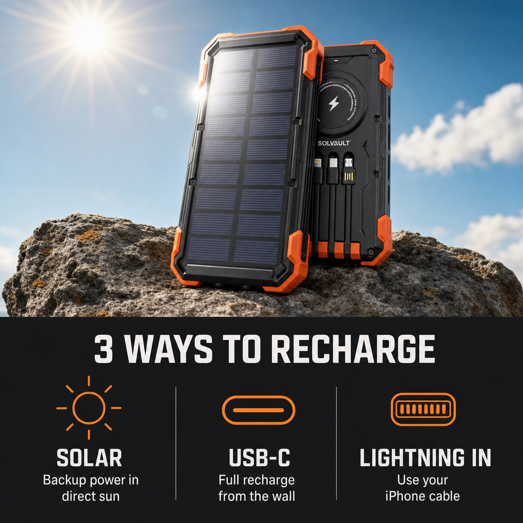 SolVault 42K solar power bank