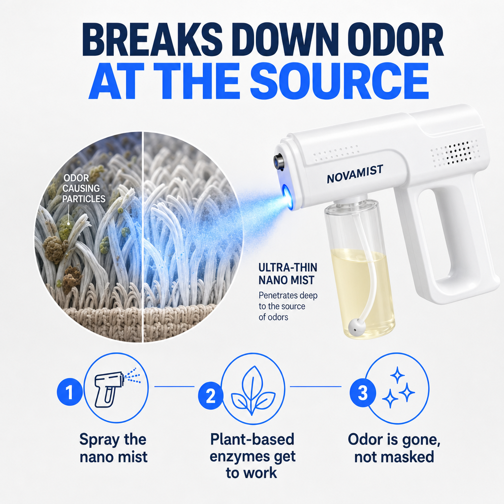 NovaMist™ Blue Light Odor Spray Gun
