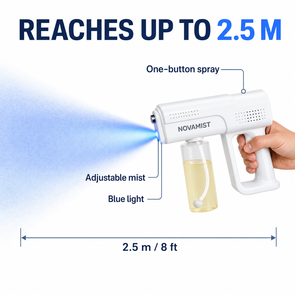 NovaMist™ Blue Light Odor Spray Gun