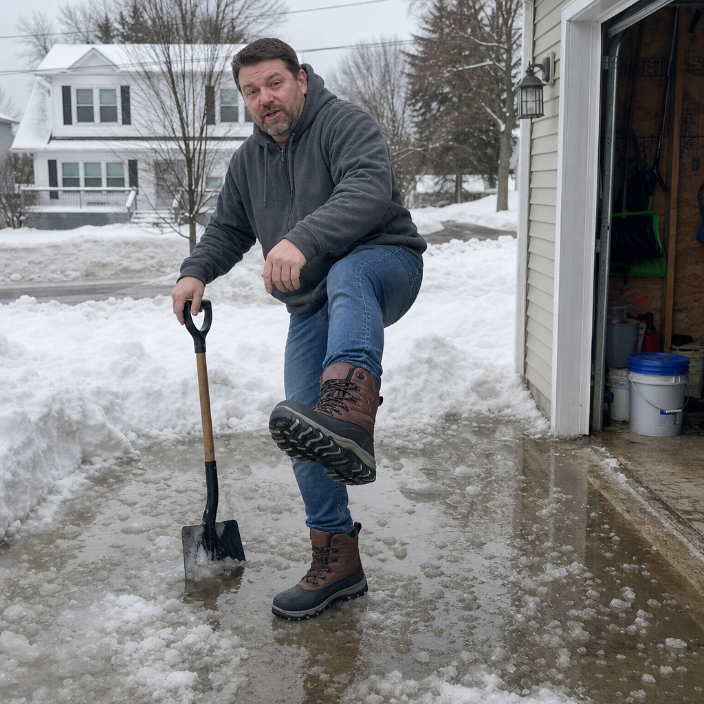 SolVault™ IceTrek Men's Waterproof Snow Boots