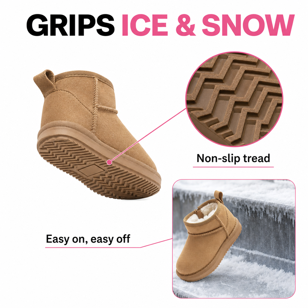 SolVault™ SnowPup Girls' Waterproof Winter Boots