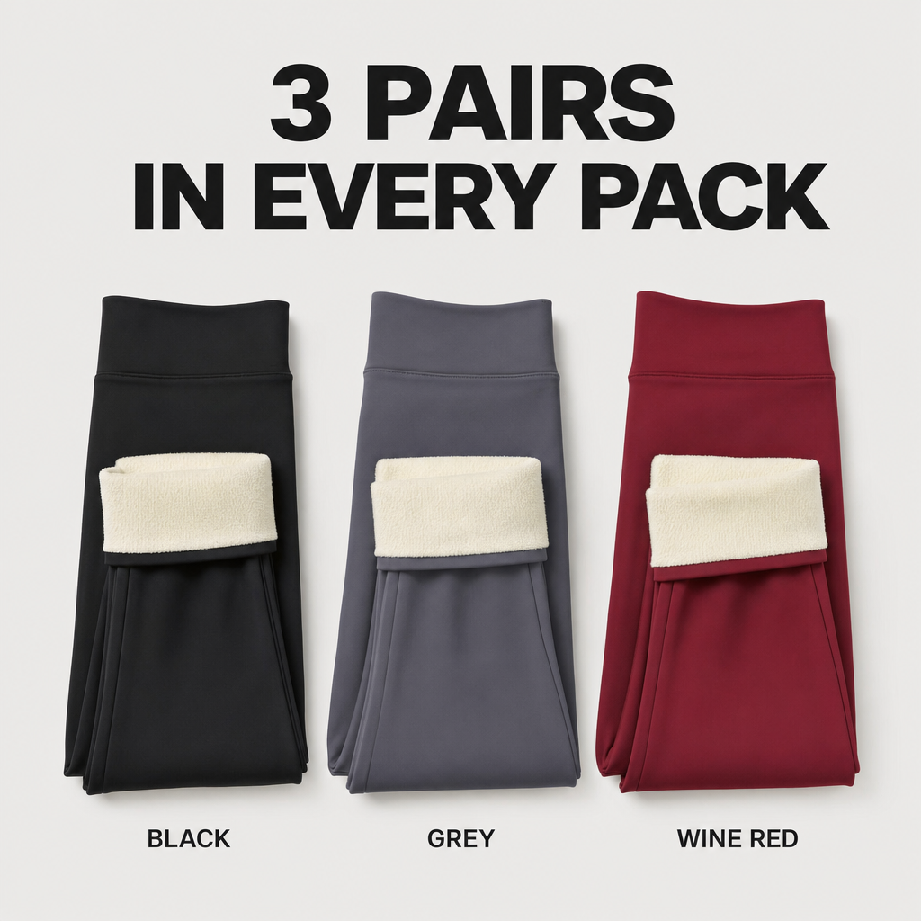 SolVault™ ThermaHug Fleece-Lined Leggings 3-Pack