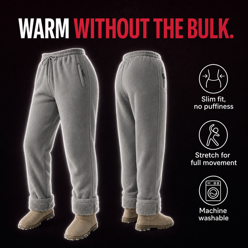 SolVault™ CozyCore Fleece-Lined Pants 2-Pack