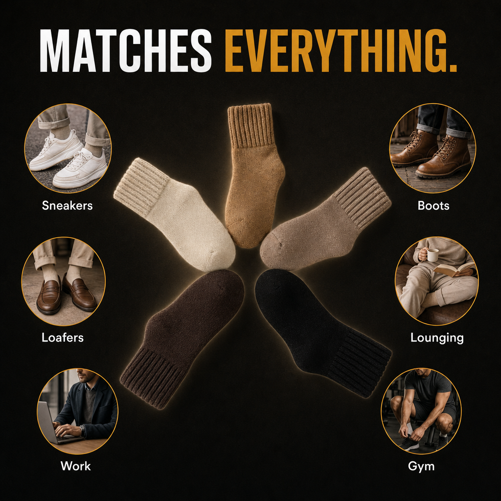 SolVault™ WarmStep Mid-Calf Socks 5-Pack