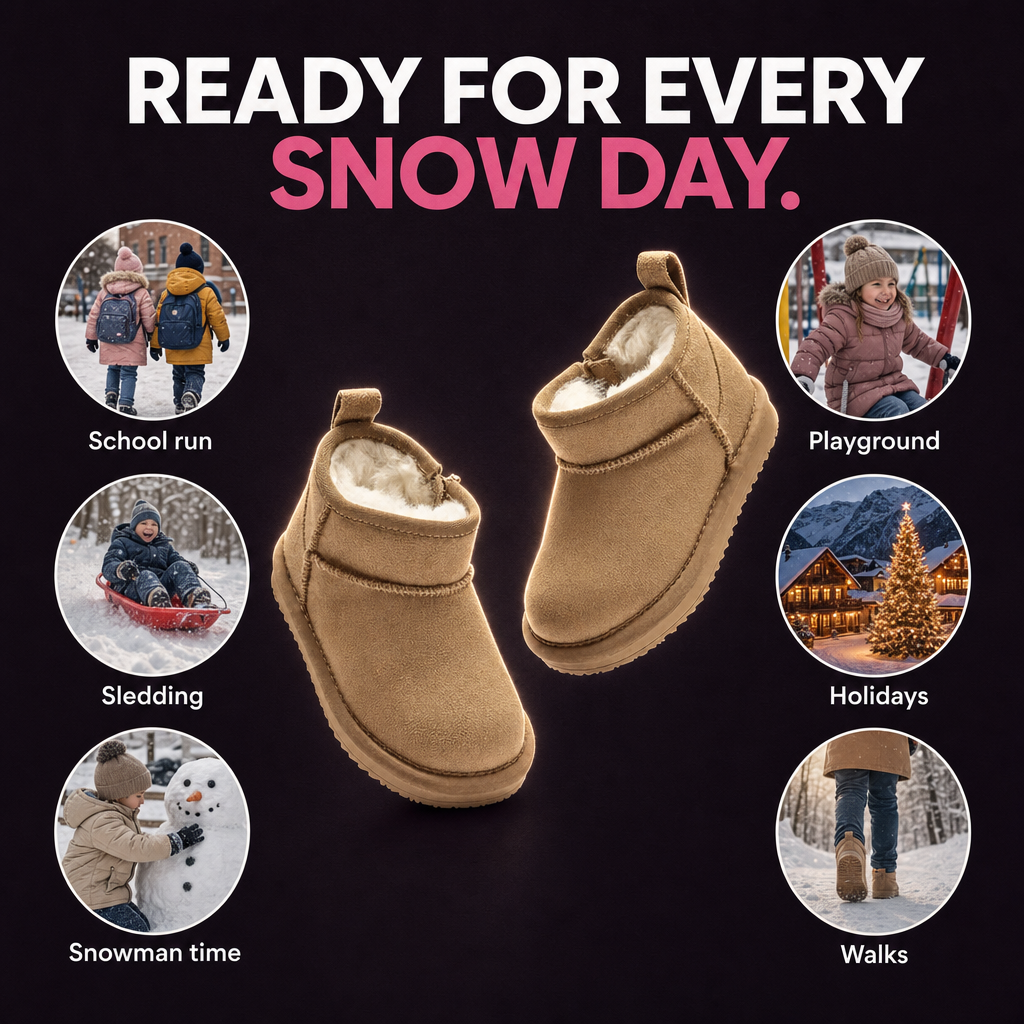 SolVault™ SnowPup Girls' Waterproof Winter Boots