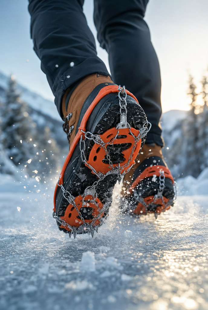 SolVault™ IceGrip 8-Claw Ice Cleats