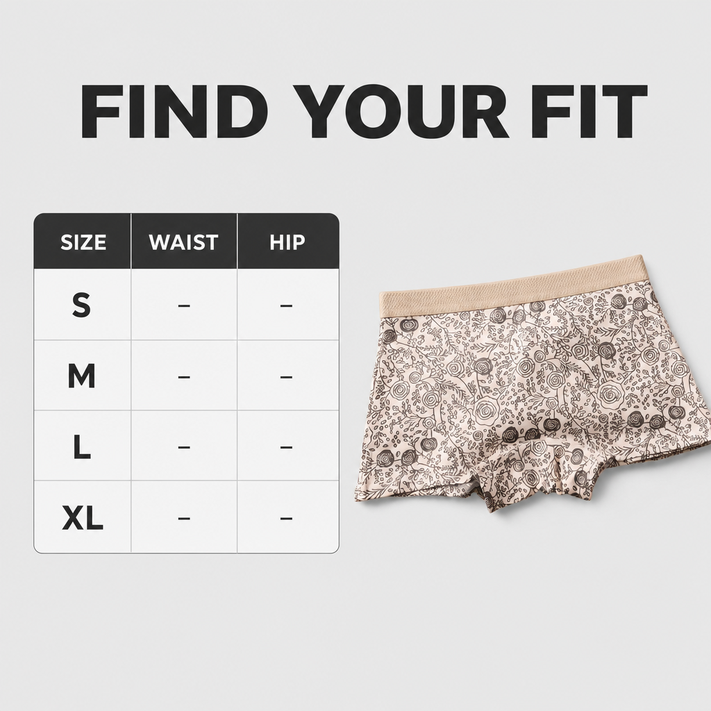 SolVault™ Bloom Cotton Boyshorts 8-Pack