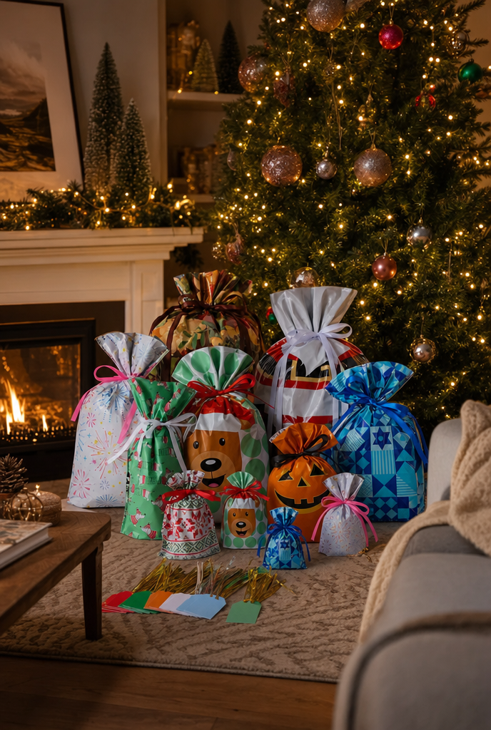 SolVault™ WrapEasy 100-Piece Gift Bag Set