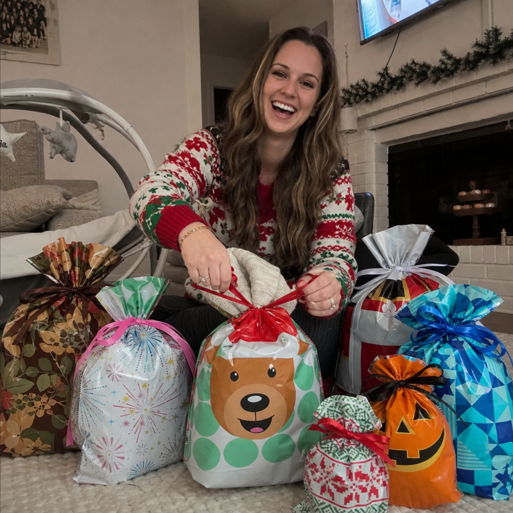 SolVault™ WrapEasy 100-Piece Gift Bag Set