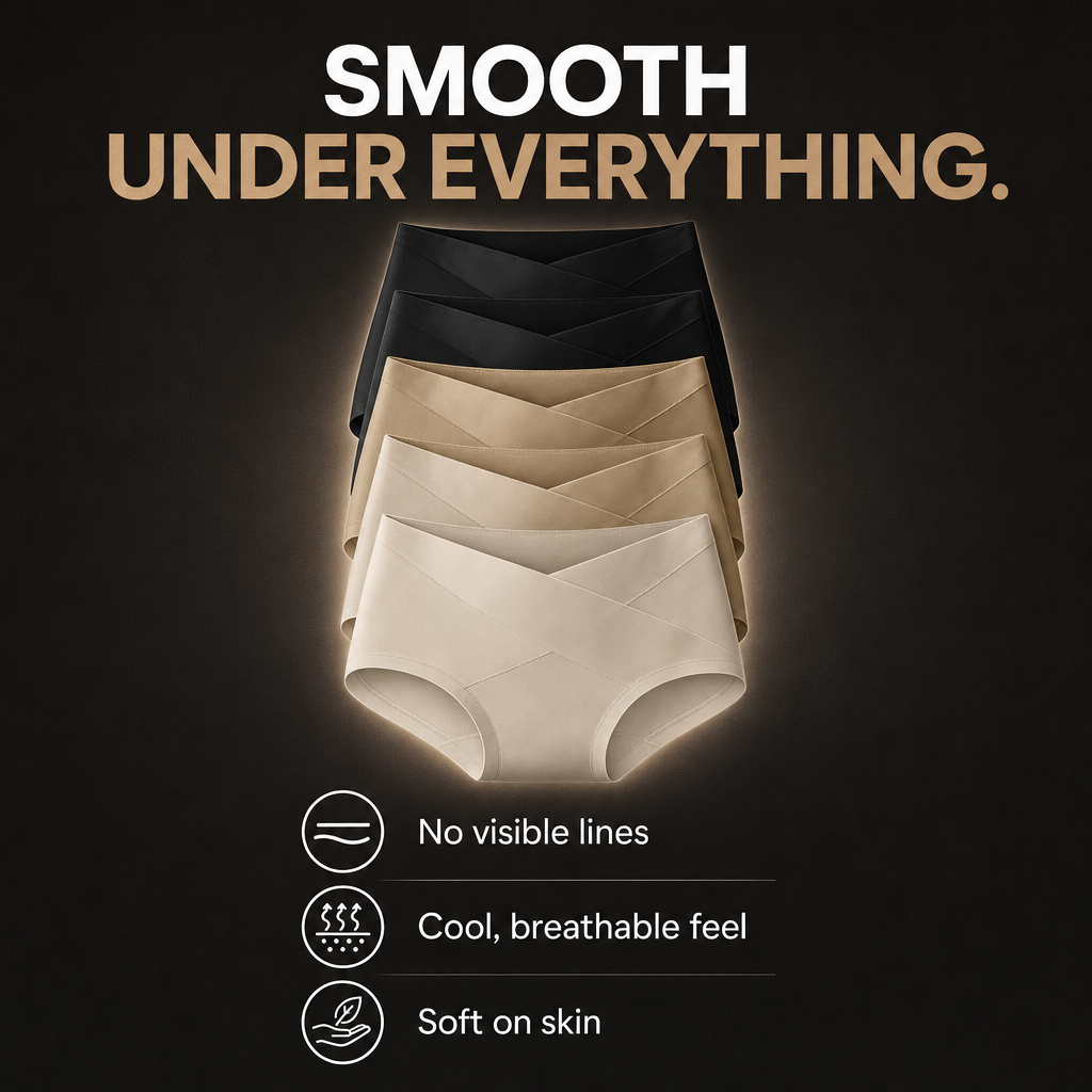 SolVault™ SilkEase High-Waist Briefs 6-Pack