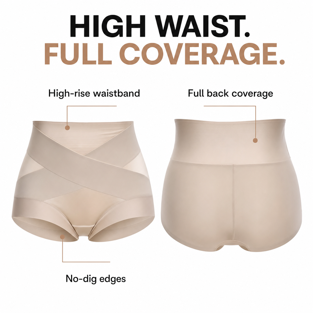 SolVault™ SilkEase High-Waist Briefs 6-Pack