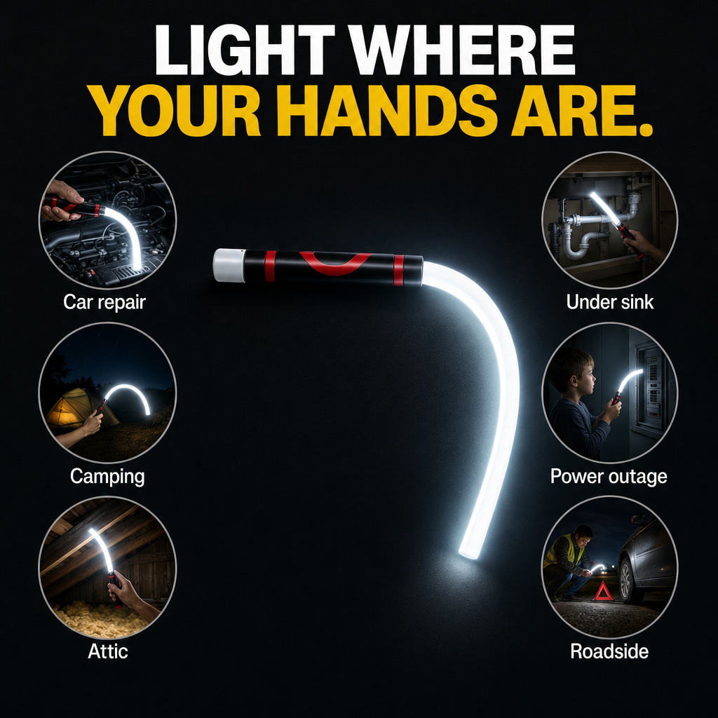SolVault™ FlexBeam 27" Bendable LED Work Light