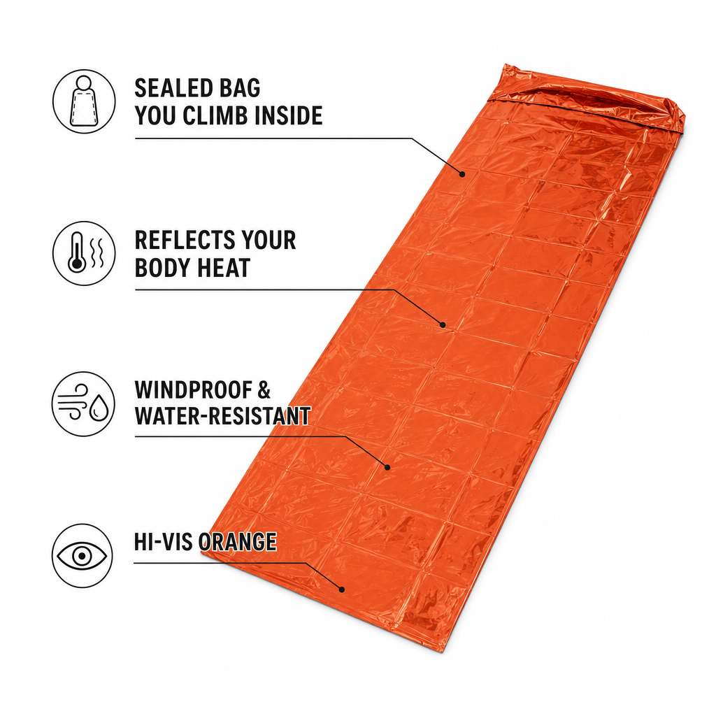 SolVault™ ThermaShield Emergency Sleeping Bag