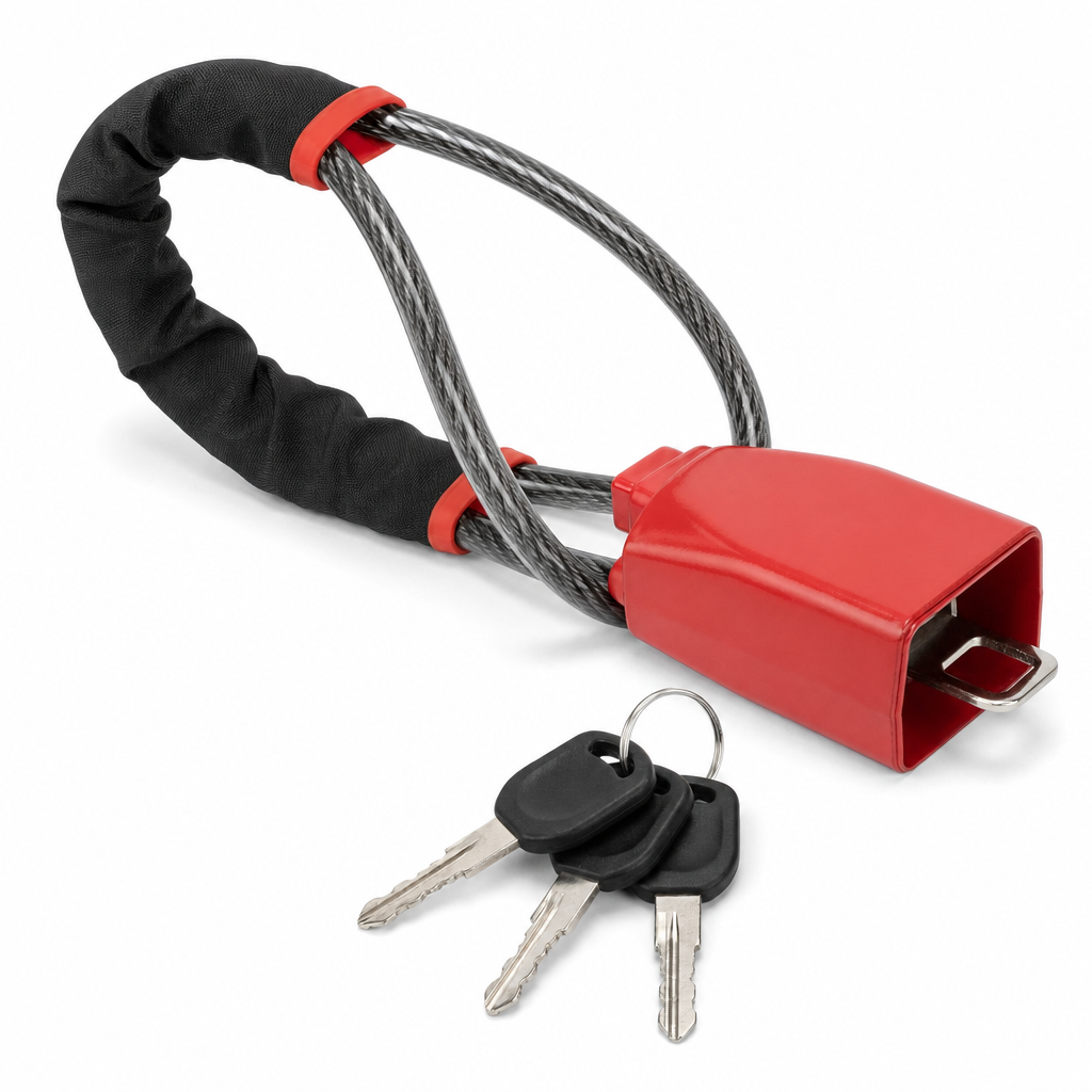 SolVault™ SteerLock Steering Wheel & Seatbelt Lock