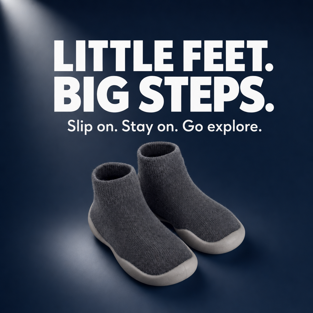 SolVault™ TinyStep Toddler Sock Shoes