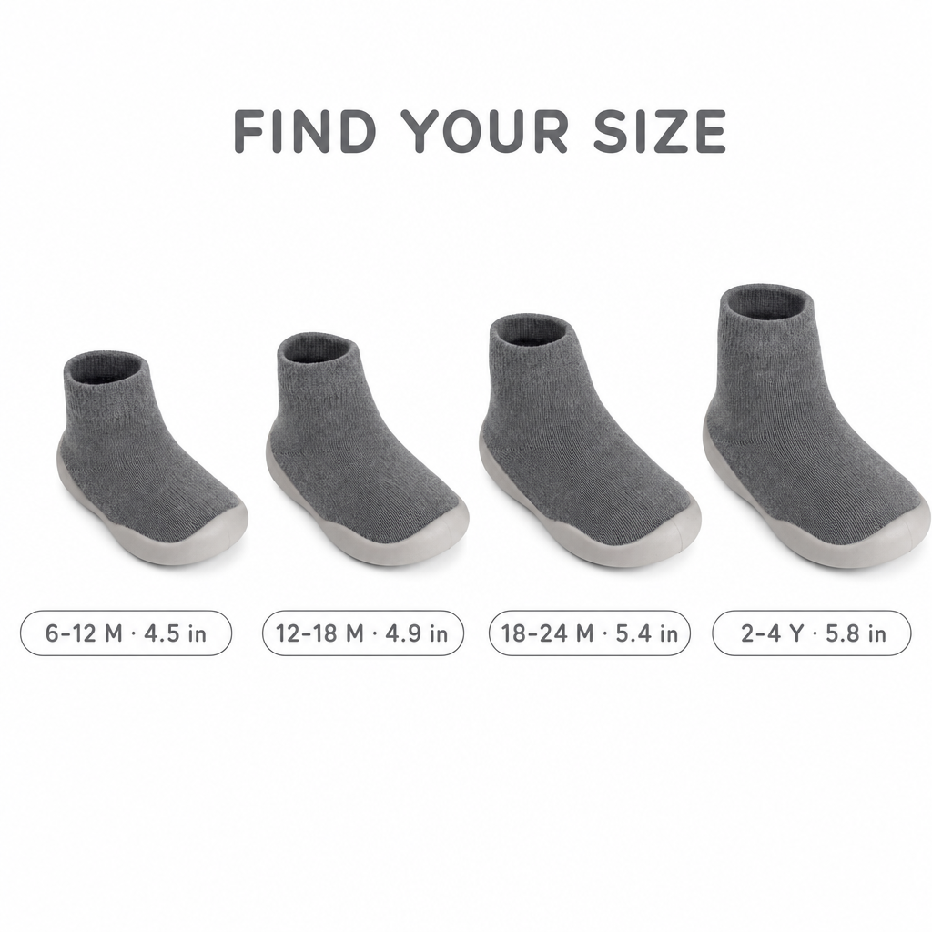 SolVault™ TinyStep Toddler Sock Shoes