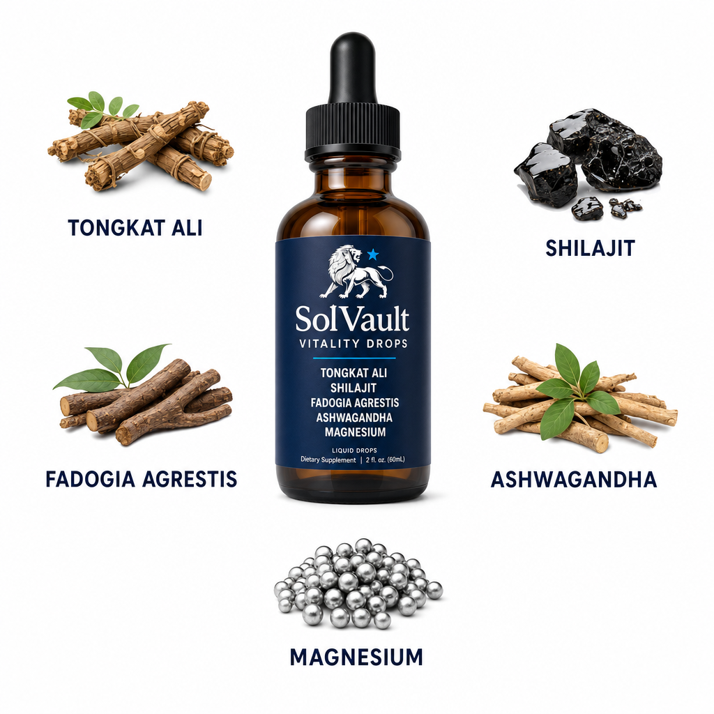 SolVault™ Vitality Sublingual Herbal Drops