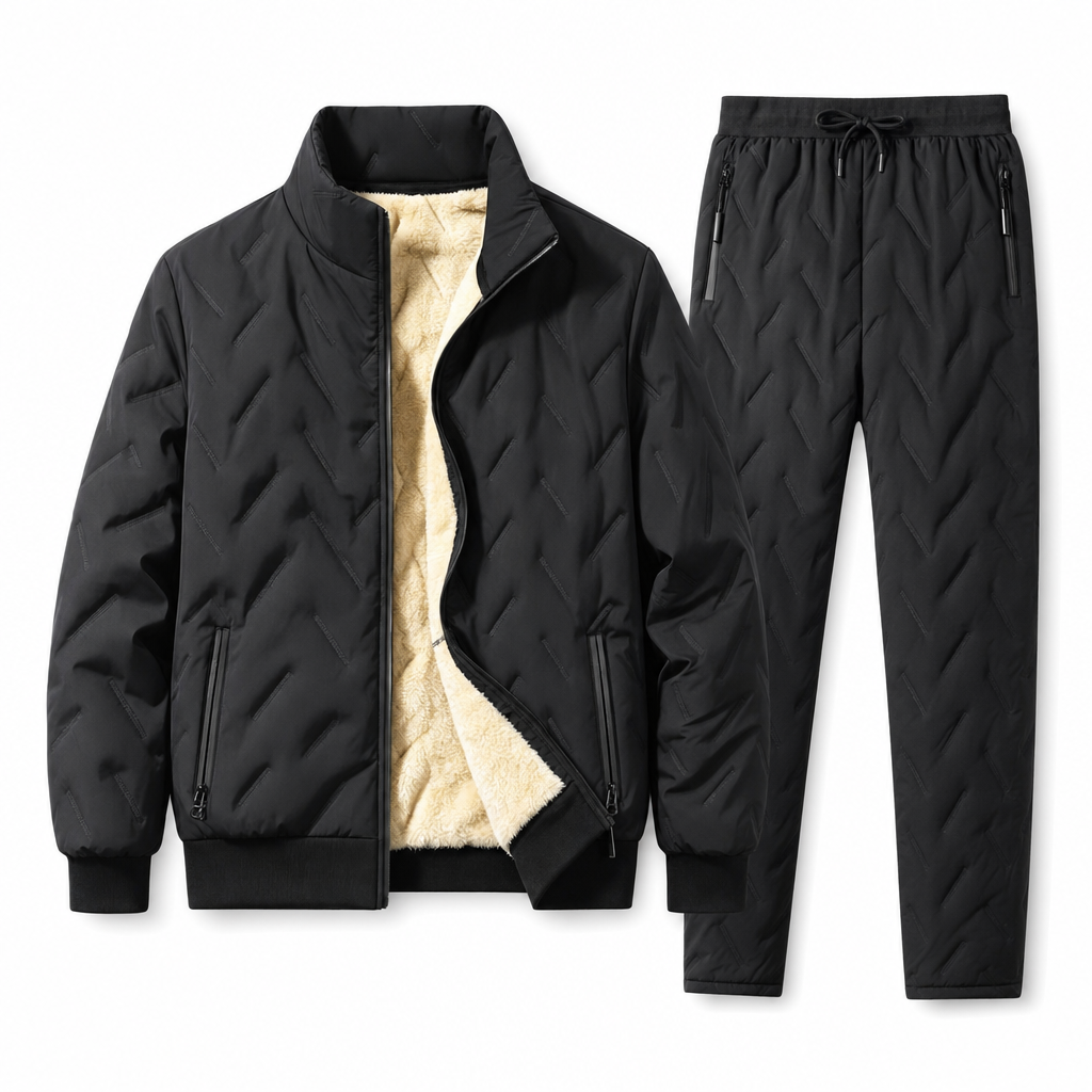 SolVault™ FrostGuard Men's Quilted 2-Piece Winter Set