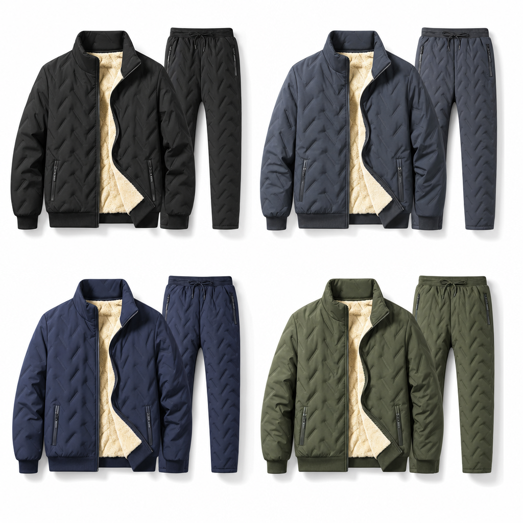 SolVault™ FrostGuard Men's Quilted 2-Piece Winter Set